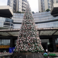 大型酒店圣诞树装饰