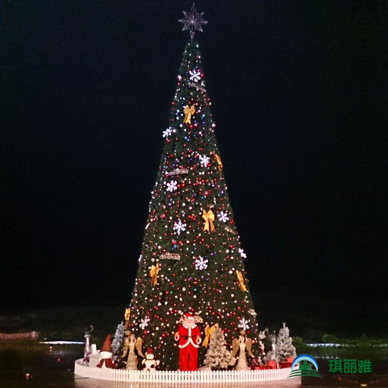 惠州碧桂园大型铁架圣诞树