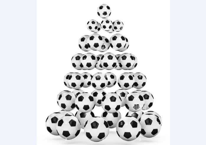 足球圣诞树设计