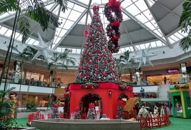 商业圣诞树摆放位置