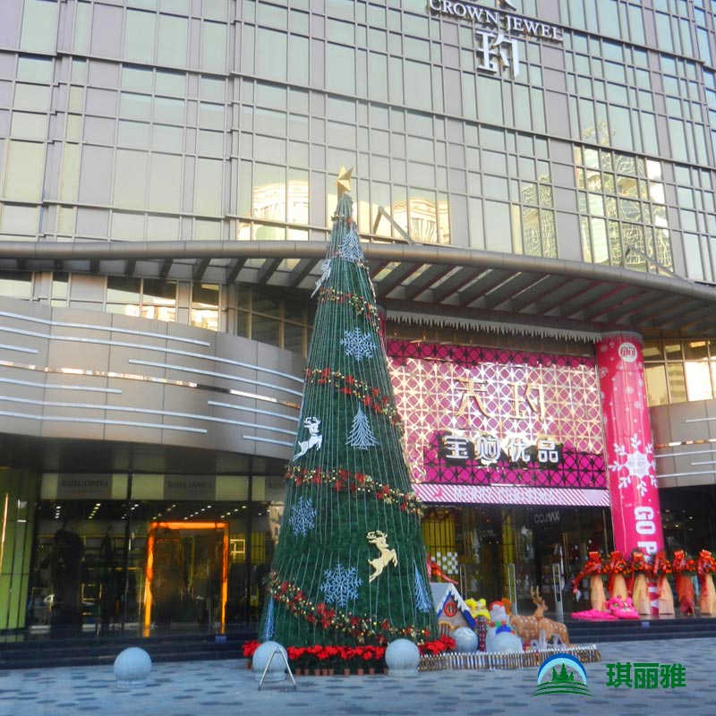 海南酒店大型圣诞树
