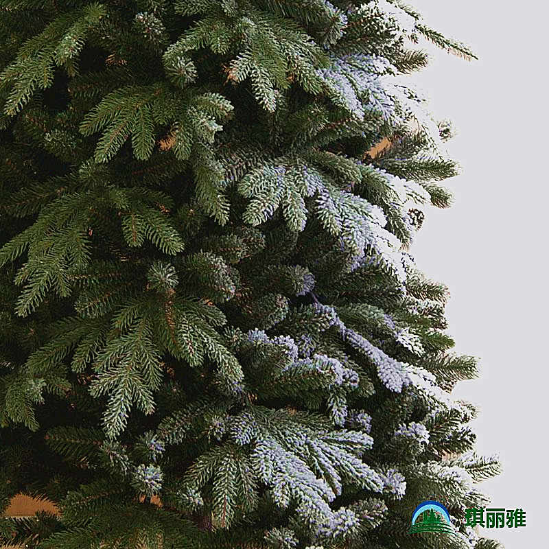 PE叶木杆圣诞树