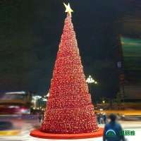 万达广场大型圣诞装饰