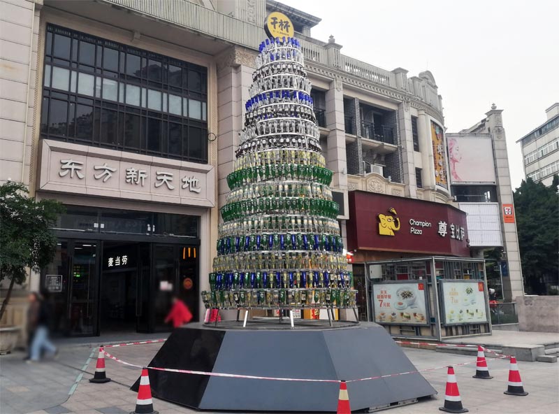 佛山东方广场大型圣诞树