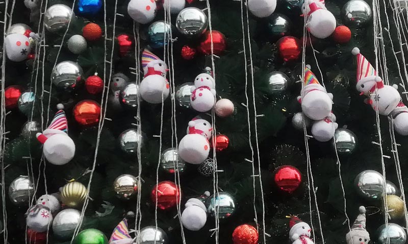 圣诞树装饰球