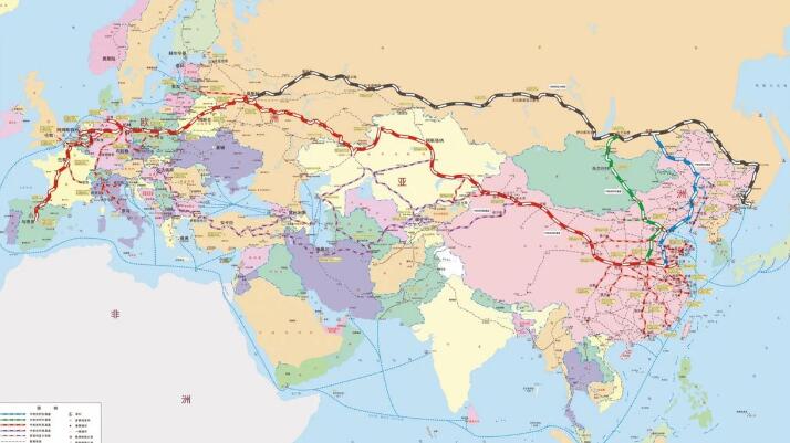 中欧班列地图 中欧班列地图